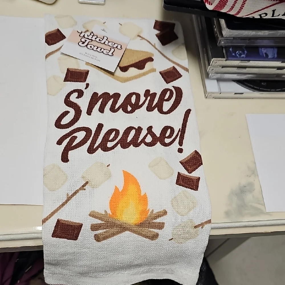 Nwt S'more Please Kitchen Towel